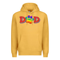 Mustard lgbtq dad and paw Premium Hoodie - HRA Design Shop