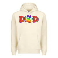 Sandshell lgbtq dad and paw Premium Hoodie - HRA Design Shop