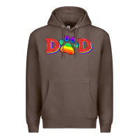 Coffee lgbtq dad and paw Premium Hoodie - HRA Design Shop