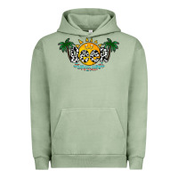 Pigment Oil Green beer sunshine Urban Hoodie - CowhideDigitalArt