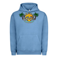 Pigment Pebble Blue beer sunshine Urban Hoodie - CowhideDigitalArt