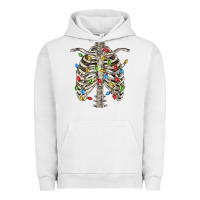 Pigment Lunar Rock Christmas Rib Cage Urban Hoodie - FaDigitalArtStudio