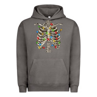 Pigment Tornado Christmas Rib Cage Urban Hoodie - FaDigitalArtStudio