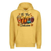 Antique Gold tis the season Premium Hoodie - RacoonDesign