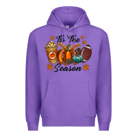 Purple tis the season Premium Hoodie - RacoonDesign