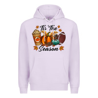 Lilac tis the season Premium Hoodie - RacoonDesign