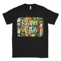 Black sunset vibes brush stroke Classic Tee - BarkalooDesign