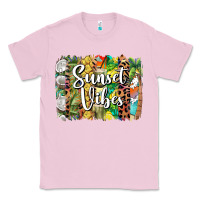 Bubblegum Pink sunset vibes brush stroke Classic Tee - BarkalooDesign