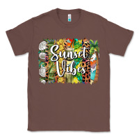 Chestnut sunset vibes brush stroke Classic Tee - BarkalooDesign