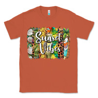 Copper sunset vibes brush stroke Classic Tee - BarkalooDesign