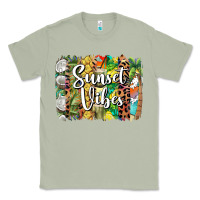 Matcha sunset vibes brush stroke Classic Tee - BarkalooDesign