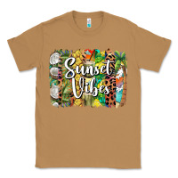 Toasted Coconut sunset vibes brush stroke Classic Tee - BarkalooDesign