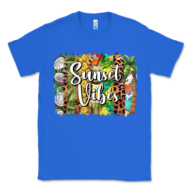 Sunset Vibes Brush Stroke Classic Tee by BarkalooDesign | Teevron