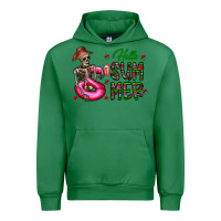 Emerald hello summer Urban Hoodie - CowhideDigitalArt