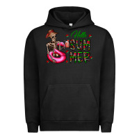 Pigment Black hello summer Urban Hoodie - CowhideDigitalArt