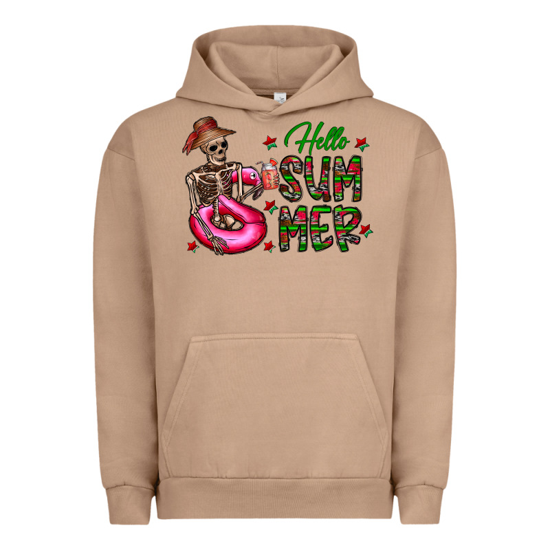 Hello Summer Urban Hoodie by CowhideDigitalArt | Teevron