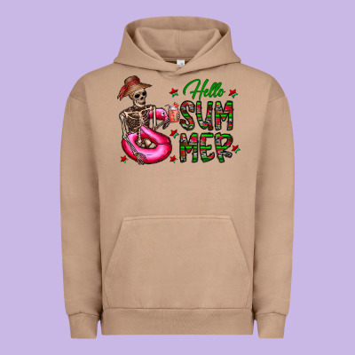 Hello Summer Urban Hoodie Designed By Cowhidedigitalart