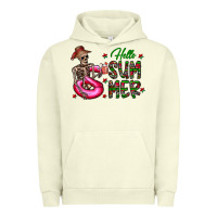 Pigment Pistachio hello summer Urban Hoodie - CowhideDigitalArt