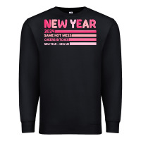 Black 2024 new year Premium Sweatshirt - MaliasSmallBusiness