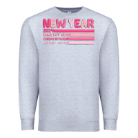Heather Grey 2024 new year Premium Sweatshirt - MaliasSmallBusiness