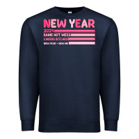 Navy 2024 new year Premium Sweatshirt - MaliasSmallBusiness