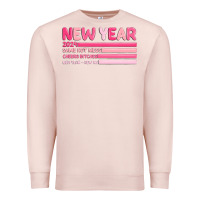 Pale Pink 2024 new year Premium Sweatshirt - MaliasSmallBusiness