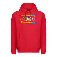 Red lgbtq dad  libbey glass Premium Hoodie - HRA Design Shop