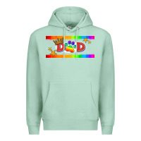 Seafoam lgbtq dad  libbey glass Premium Hoodie - HRA Design Shop