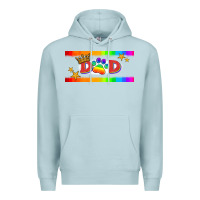Blue Mist lgbtq dad  libbey glass Premium Hoodie - HRA Design Shop