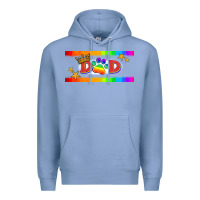 Colony Blue lgbtq dad  libbey glass Premium Hoodie - HRA Design Shop