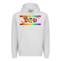 Dove Grey lgbtq dad  libbey glass Premium Hoodie - HRA Design Shop