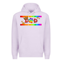 Lilac lgbtq dad  libbey glass Premium Hoodie - HRA Design Shop