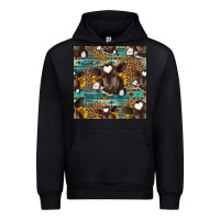 Black western baby calf seamless pattern Urban Hoodie - HRA Design Shop