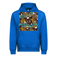 Cobalt western baby calf seamless pattern Urban Hoodie - HRA Design Shop