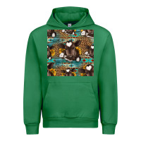 Emerald western baby calf seamless pattern Urban Hoodie - HRA Design Shop