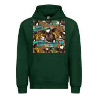 Forest Green western baby calf seamless pattern Urban Hoodie - HRA Design Shop