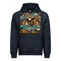 Navy western baby calf seamless pattern Urban Hoodie - HRA Design Shop