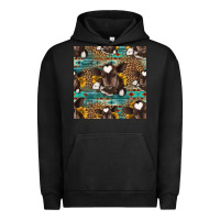 Pigment Black western baby calf seamless pattern Urban Hoodie - HRA Design Shop