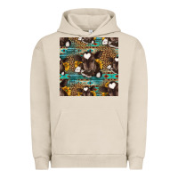 Pigment French Oak western baby calf seamless pattern Urban Hoodie - HRA Design Shop