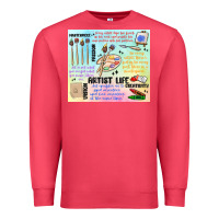 Cardinal artist life Premium Sweatshirt - MaliasSmallBusiness
