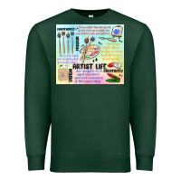 Sports Green artist life Premium Sweatshirt - MaliasSmallBusiness