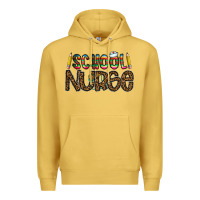 Antique Gold school nurse Premium Hoodie - CowhideDigitalArt