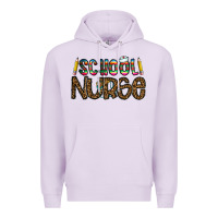 Lilac school nurse Premium Hoodie - CowhideDigitalArt