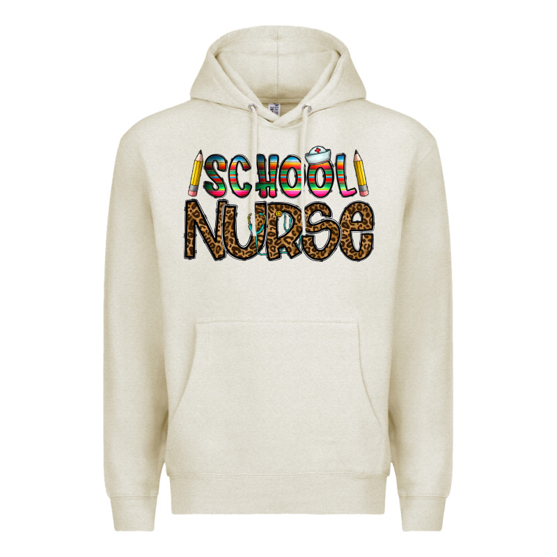 School Nurse Premium Hoodie by CowhideDigitalArt | Teevron