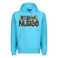 Ocean Blue school nurse Premium Hoodie - CowhideDigitalArt