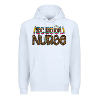 White school nurse Premium Hoodie - CowhideDigitalArt