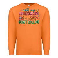 Carrot call me antisocial but please dont call me Premium Sweatshirt - MaliasSmallBusiness