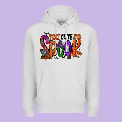 Too Cute To Spook Premium Hoodie Designed By Racoondesign