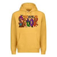Mustard too cute to spook Premium Hoodie - RacoonDesign