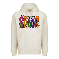 Oatmeal Heather too cute to spook Premium Hoodie - RacoonDesign